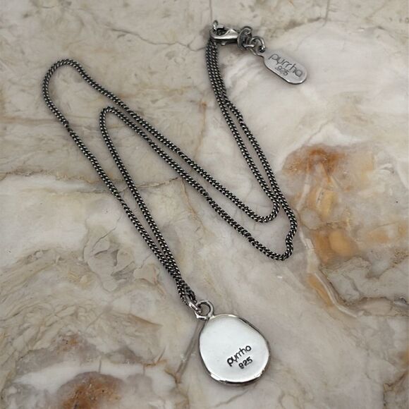 NEW! Pyrrha Harvest of Dreams Talisman 925 Sterling Silver 16” Chain - Picture 5 of 8